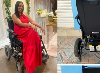 Clic do Bem: mãe paraplégica pede ajuda para consertar cadeira motorizada em Chapecó