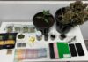 Suspeito é preso por tráfico após denúncias; PM apreende drogas, pés de maconha e contabilidade do crime