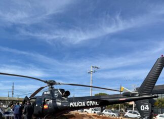 Idoso com suspeita de AVC é transferido de helicóptero para Chapecó