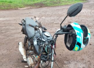 Motociclista fica gravemente ferido após colisão com carro em rodovia no Oeste de SC