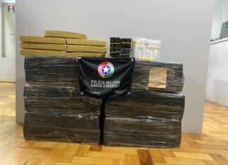 Polícia apreende quase 120 quilos de maconha e carga de medicamentos contrabandeados no Oeste de SC