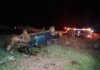 Homem sofre ferimentos graves após capotamento na SC-305 no Oeste de SC