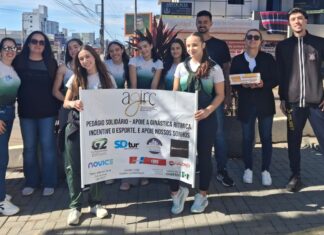 Ginastas de Chapecó realizam festa junina para custear participação em campeonatos