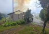 Incêndio destrói casa no Oeste de SC; suspeita é de problema na rede elétrica