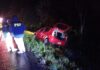 Colisão entre dois carros em rodovia deixa cinco pessoas envolvidas em SC