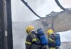 Incêndio atinge residência e mobiliza cinco viaturas dos bombeiros