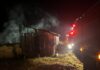 Incêndio destrói parte de galpão e causa prejuízo de R$ 40 mil no Oeste Catarinense