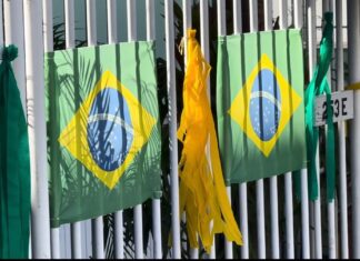 Chapecoenses decoram ruas em clima de Copa do Mundo