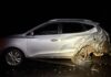 Colisão traseira entre Amarok e IX35 é registrada na SC-157 no Oeste Catarinense