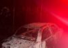 Homem é preso após incendiar casa e veículo da família no interior do Oeste Catarinense