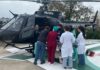 Mulher vítima de AVC hemorrágico é transferida de helicóptero de Maravilha para Chapecó