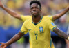 Com show de Vini Jr, Brasil abre 2 a 0 sobre a Escócia e fica perto das oitavas
