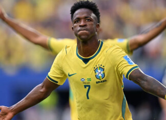 Com show de Vini Jr, Brasil abre 2 a 0 sobre a Escócia e fica perto das oitavas