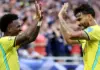 Brasil goleia a Escócia, confirma liderança do grupo e vê Neymar estrear na Copa