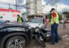 Motociclista morre após colisisão entre moto e carro no bairro Cristo Rei, em Chapecó