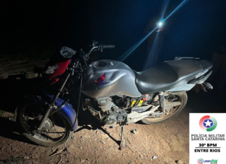 Moradora aciona a Polícia Militar e motocicleta furtada é recuperada no Oeste Catarinense