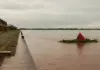 Guaíba continua subindo e pode atingir cota de alerta com risco de alagamentos em Porto Alegre