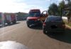 Colisão traseira entre dois carros deixa mulher ferida no Oeste Catarinense