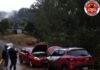 Colisão frontal entre dois carros deixa três feridos no Oeste Catarinense