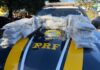 PRF apreende mais de 30 kg de drogas e pistola com kit rajada na BR-369