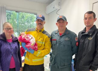 Bombeiros salvam bebê de 10 dias após engasgo no Extremo-Oeste de Santa Catarina