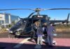 Criança de 7 anos é transferida de helicóptero para Chapecó após grave acidente com ônibus