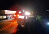 Colisão entre carro e caminhão deixa dois homens feridos em Rodovia de SC