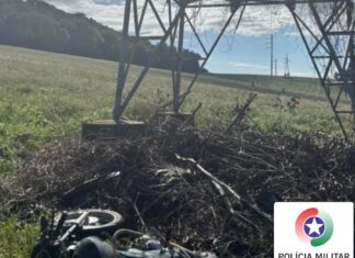 Polícia Militar recupera motocicleta furtada encontrada em lavoura em Xanxerê