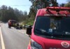 Capotamento na BR-282 deixa passageiro em estado gravíssimo e motorista ferido em Chapecó