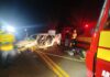 Motorista fica preso às ferragens após colisão frontal em rodovia do Oeste Catarinense