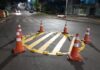 Chapecó implanta minirrotatória definitiva no cruzamento da Barão do Rio Branco com a Assis Brasil