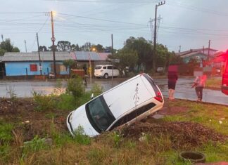 Bombeiros atendem quatro ocorrências provocadas pela chuva em 24 horas