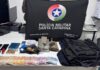 Polícia apreende quase 4 kg de maconha, munições e coletes balísticos em Chapecó