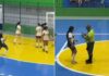 Árbitro diz que alertou jogadora antes de agressão em jogo de futsal