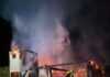 Incêndio destrói residência no Oeste Catarinense durante a madrugada