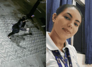 Mulher pede socorro após ser esfaqueada pelo ex-companheiro