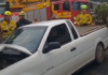 VÍDEO: Motorista fica ferido após carro bater contra muro de residência em Chapecó