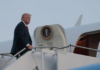 Trump é transferido secretamente para jato militar após ameaça do Irã