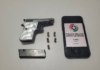 Homem é preso com pistola e cinco munições no Centro de Chapecó