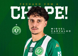 Chapecoense anuncia meio-campista Miguel Carvalho, campeão da Euro Sub-19 pela Espanha