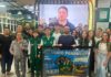 Karatê de Chapecó homenageia Antonio Rodrigues por título Pan-Americano conquistado em 2013
