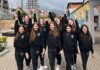 Ginastas de Chapecó disputam competições estaduais de ginástica rítmica em Florianópolis