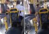 Motorista de ônibus é retirado de coletivo por PM durante abordagem