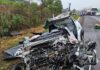 VÍDEO: Mulher morre em batida frontal entre carro e caminhão na BR-282, no Oeste Catarinense