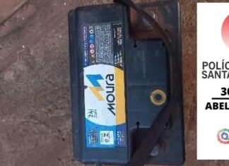 Homem é preso após furtar bateria e ameaçar colocar fogo em casa em SC