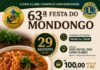 63ª Festa do Mondongo do Lions Clube Chapecó Universidade une gastronomia e solidariedade