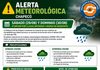 Defesa Civil de Chapecó passa a emitir alertas de chuva também em espanhol