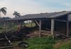 Incêndio atinge galpão agrícola e mobiliza bombeiros no interior de Itapiranga