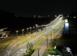 Chapecó chega a 100% da iluminação pública em LED após investimento de R$ 21 milhões