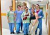 Bebê recebe alta após 43 dias na UTI Neonatal de hospital do Oeste de SC